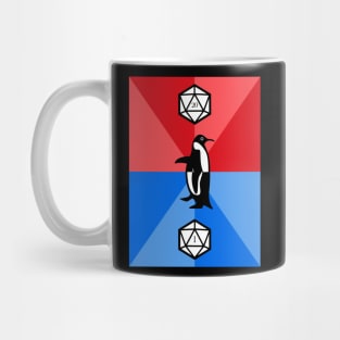 Critical Fail Penguin Meme TRPG Tabletop RPG Gaming Addict Mug